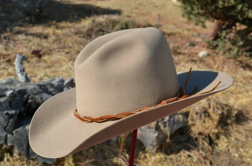 Bailey 6X Beaver Felt Hat Pinched Gus 4 
