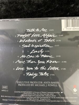 Anita Baker - Compositions - CD 1990 75596092227| eBay