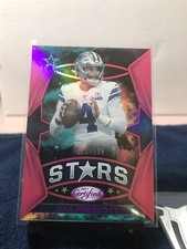 2021 Panini Certified Football Dak Prescott Pink Stars #/199 Dallas Cowboys