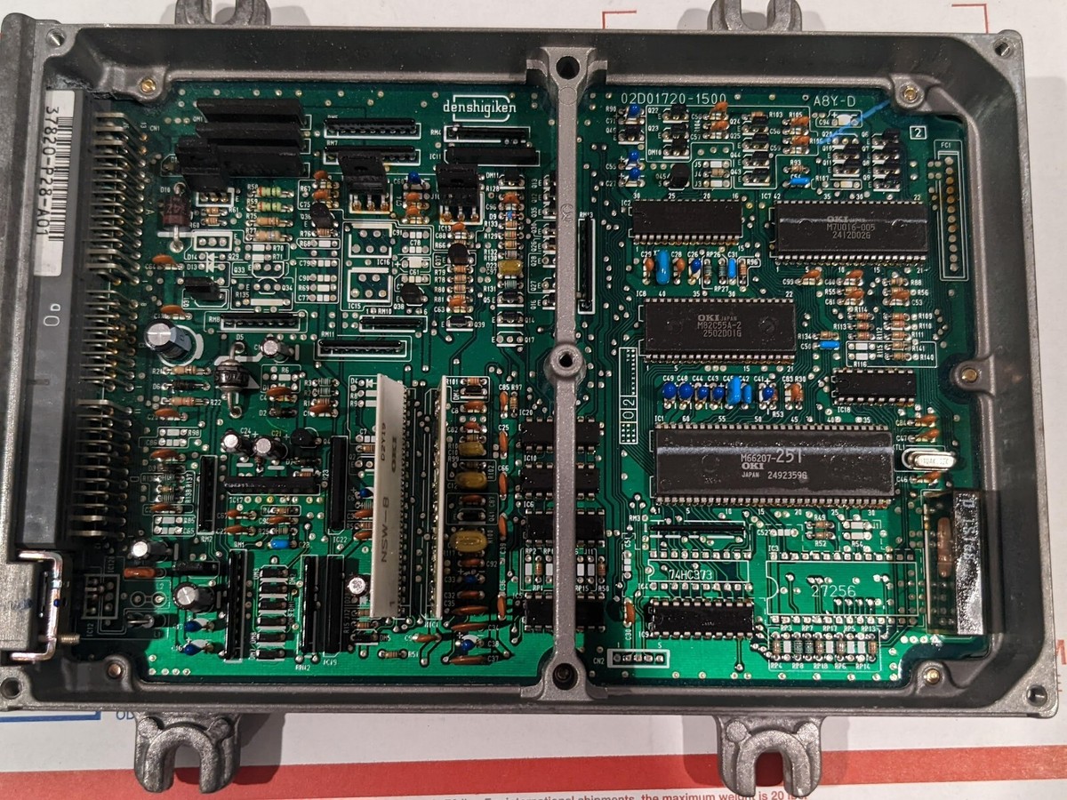 92-95 HONDA CIVIC EX D16Z6 1.6l VTEC MANUAL ECU 37820-P28-A01 DEL