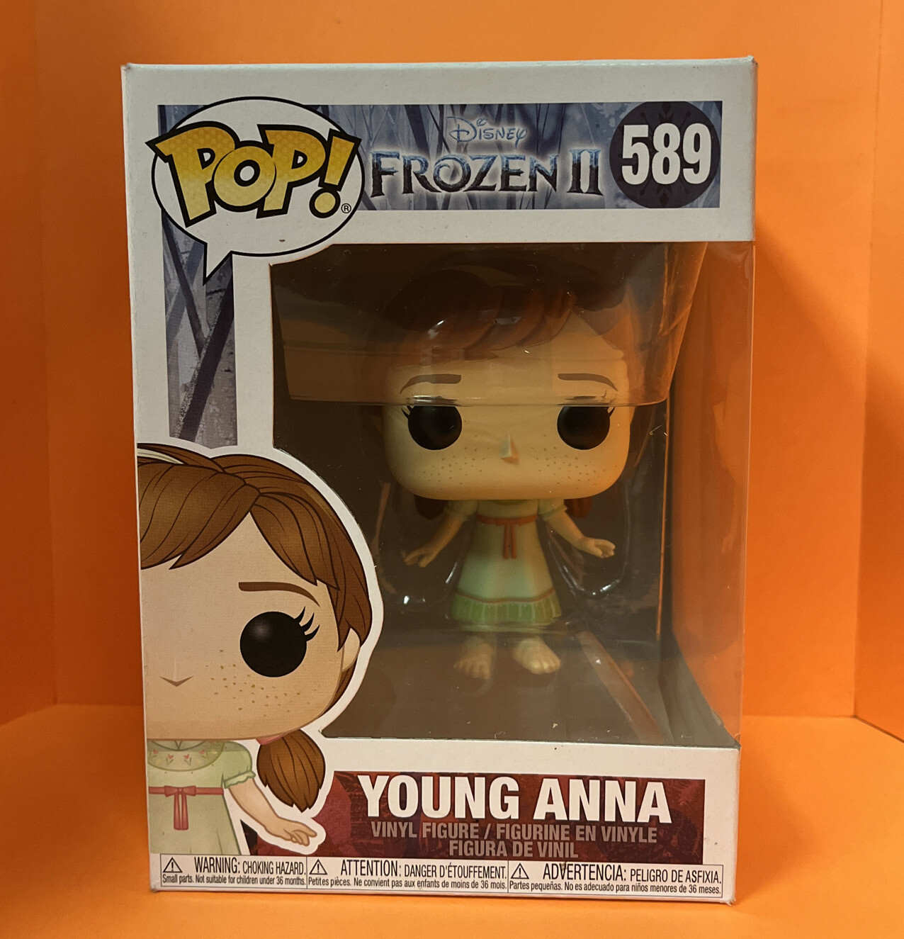 Sale Funko Pop Disney Frozen 2 Young Anna Vinyl Figure #589 New In Box