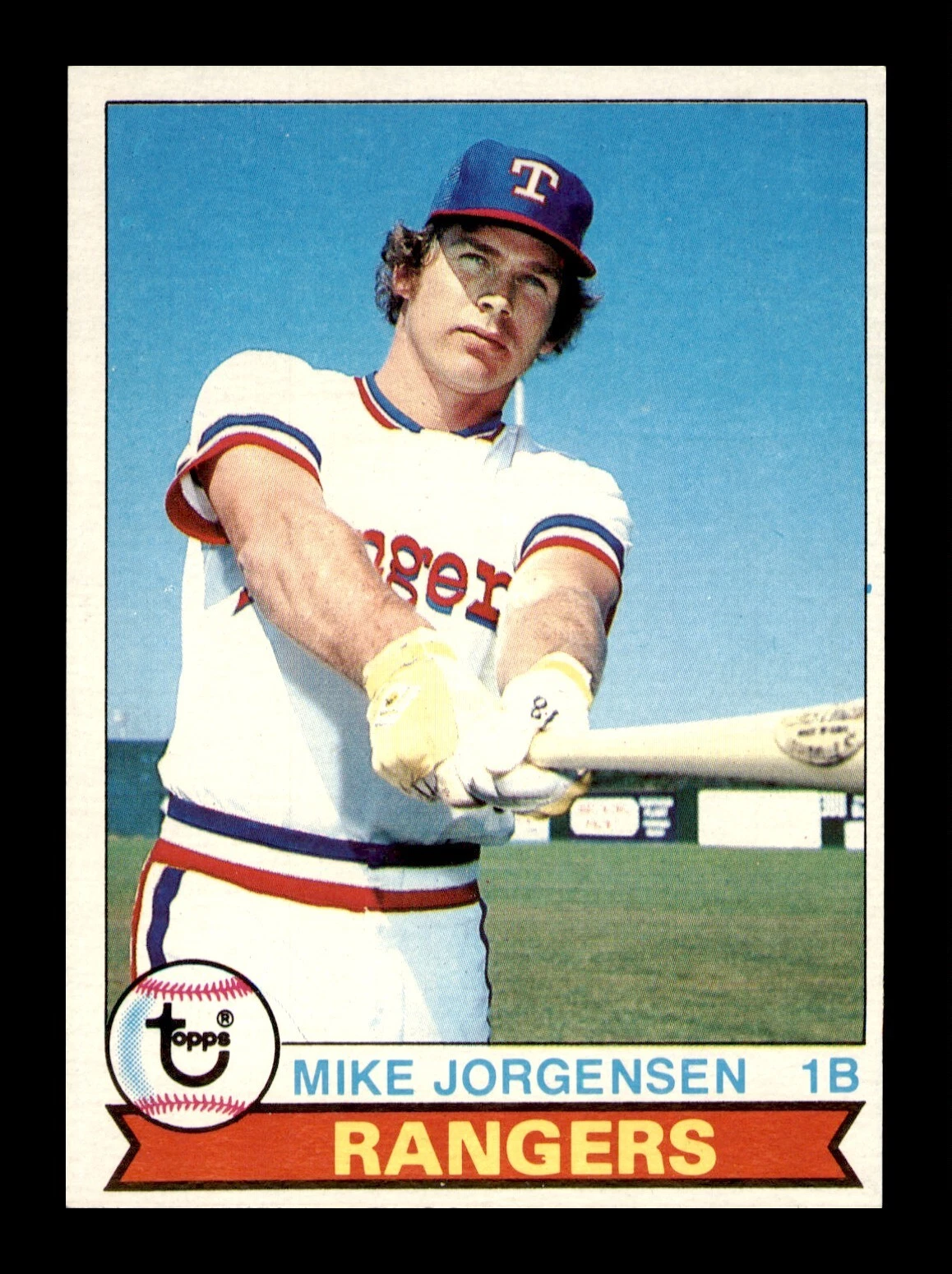 1979 Topps Mike Jorgensen #22 Texas Rangers Baseball Card