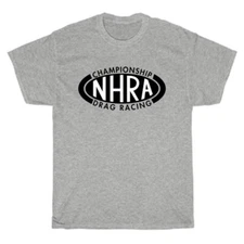 NHRA Drag Racing Championship Men's Grey Size S to 5XL