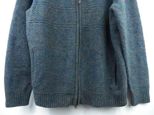 PENDLETON HERREN XL PULLOVER JACKE GRÜN BLAU 100 % SHETLANDWOLLE AUSSEN - Bild 4 von 8