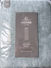 JCP BAYVIEW SHEER  GROMMET  CURTAIN PANEL  50" X 84"   SEAMIST   NEW