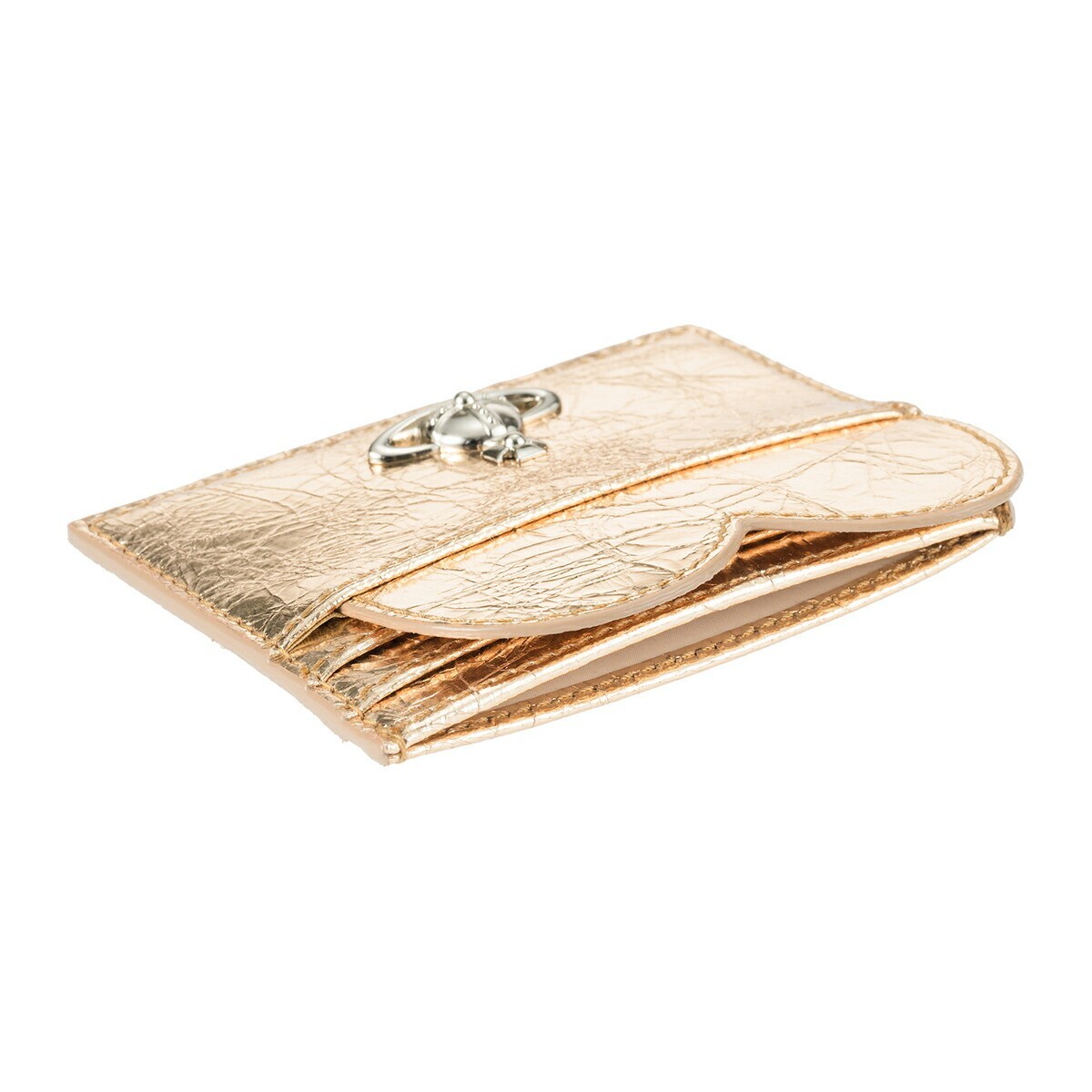 【関税込み】Vivienne Westwood ゴールド Heart カードケース Vivienne Westwood HEART CARD HOLDER Gold 54030008W L00A7