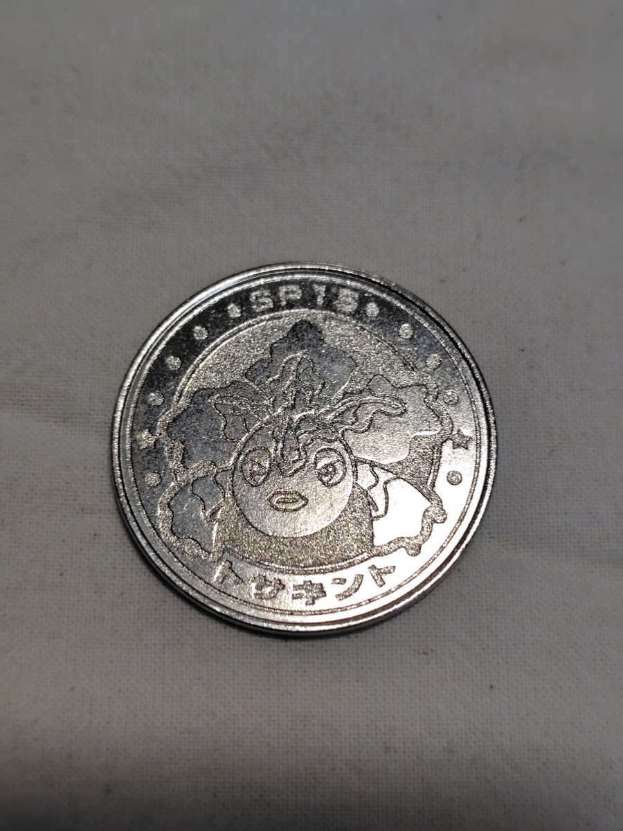 Pokemon Toy Coin Metal Battle medal Meiji Japanese Nintendo