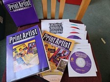 Vintage Print Artist 4.5 Platinum Edition 12 CD Software Suite - Windows XP 1998