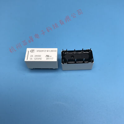 10PCS HFD2-012-M-L2 12VDC 1A RELAYS NEW HONGFA