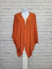 SMALL BURNT SIENA A516244 Attitudes by Renee Yummy Jersey Cocoon Batwing Wrap