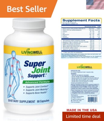 Glucosamine, Chondroitin, MSM, and FruiteX-B Joint Support Supplement for Joi...