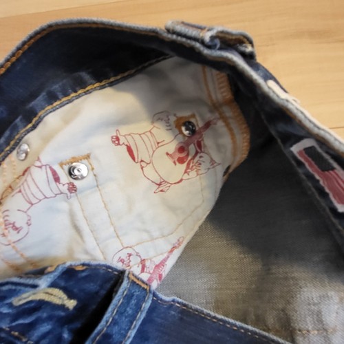 True Religion Vintage Men's World Tour Bobby Jeans 29x34 Made in USA - Picture 13 of 19