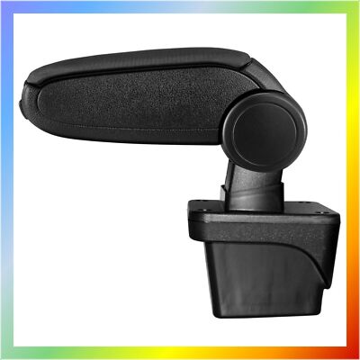 Auto Armsteun Box Cover voor Seat Arona, Opbergvak Arm Rest Middenconsole Arm Rest Midden Opbergvak Interieur Retrofit Onderdelen,C Black white line