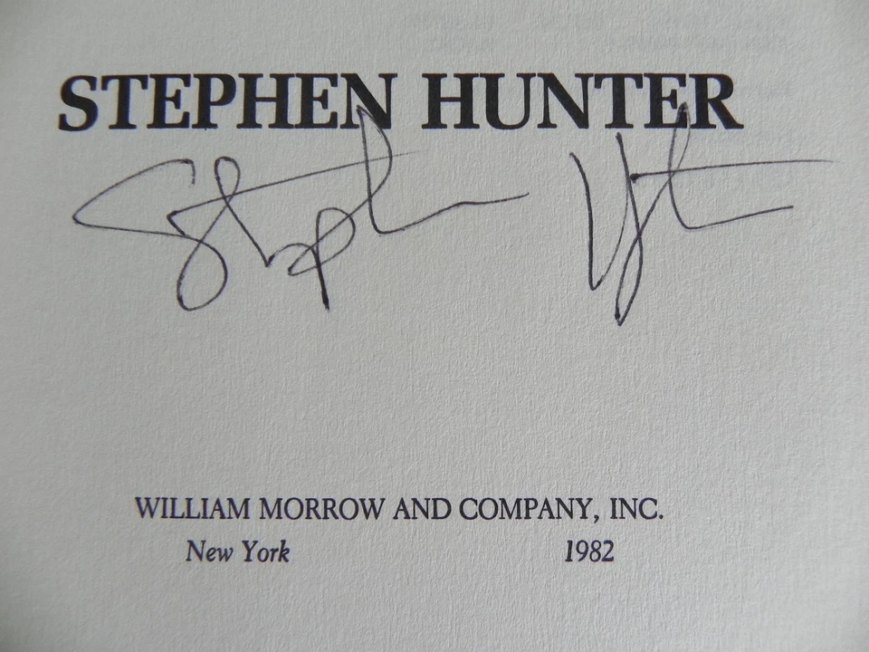 SIGNED Second Saladin by Stephen Hunter Stated 1st Edition 1st Printing HC Foto 3 de 4