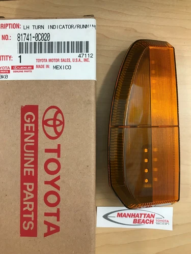  07-21 TUNDRA TOWING MIRROR TURN SIGNAL LAMP LENS LEFT DRIVER SIDE 81741-0C020