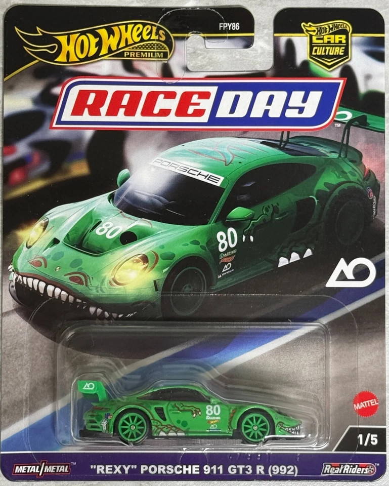 2024 Hot Wheels Car Culture Race Day REXY PORSCHE 911 GT3 R (992) ,Free Shipping - Image 2 of 4