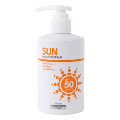 Food A Holic Multi Sun Cream Whitening Anti Wrinkle SPF 50+ PA+++ 250ml