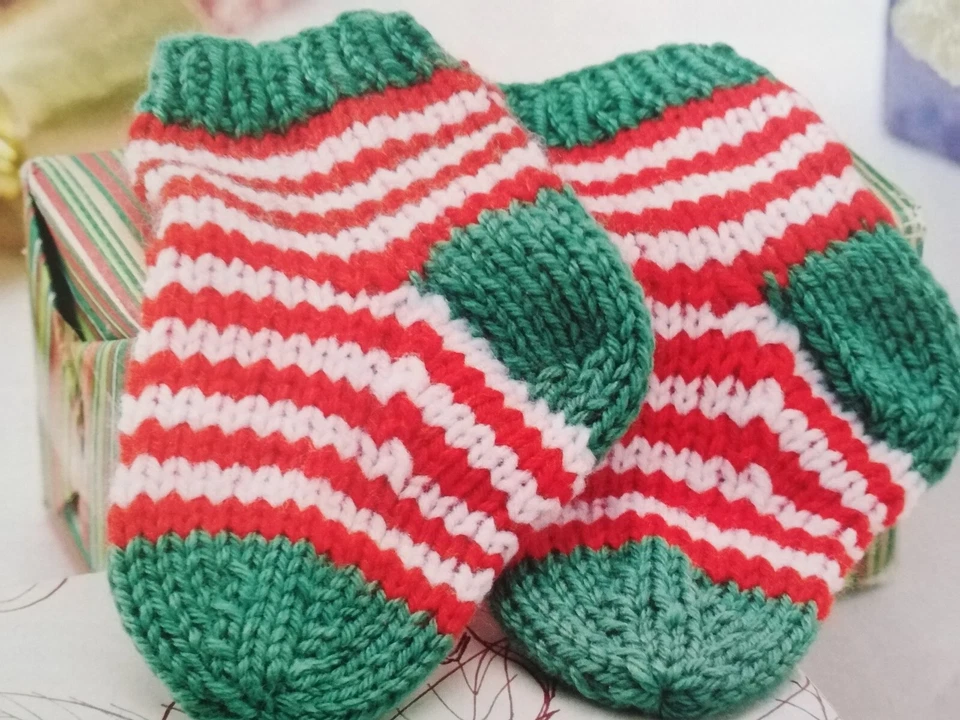 CROSBY - Baby Cardigan and Socks (2prs) Snowflake design - Magazine Pull Out - Image 4 of 4