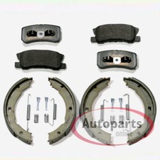Bremsbeläge + Backen Ø 190 mm Handbremse Satz hinten für Mitsubishi Outlander II
