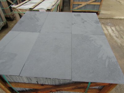 Brazilian Graphite Black Slate Fliesen Bodenbelag 15m² 600 x 400 10mm KOSTENLOSE LIEFERUNG