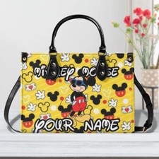 Borsa a mano personalizzata Topolino lusso donna in pelle PU, materiale naturale,