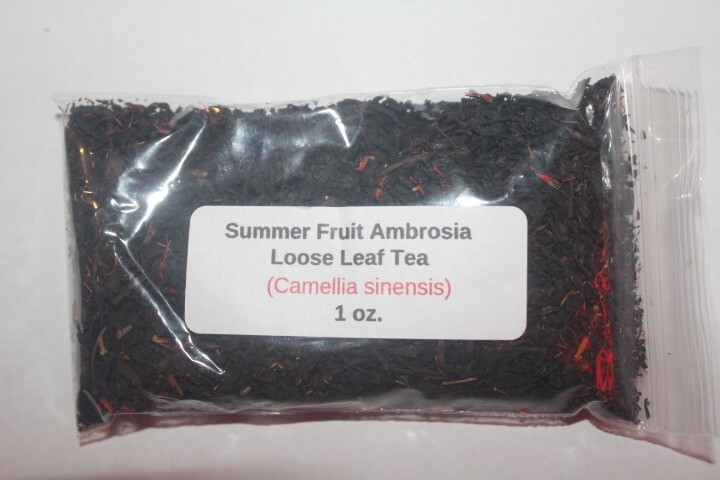 1 oz . Summer Fruit Ambrosia Loose Leaf Tea (Camellia sinensis)