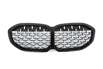 Grille Diamond Style chrome Black for BMW 1 Series F40 | 2019-2026