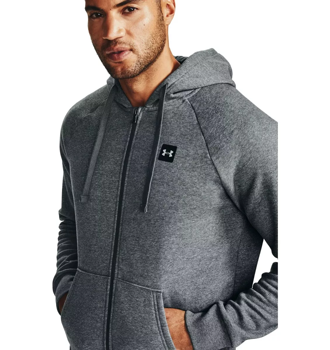 Men's Under Armour Rival Fleece Full Zip Hoodie Training Casual