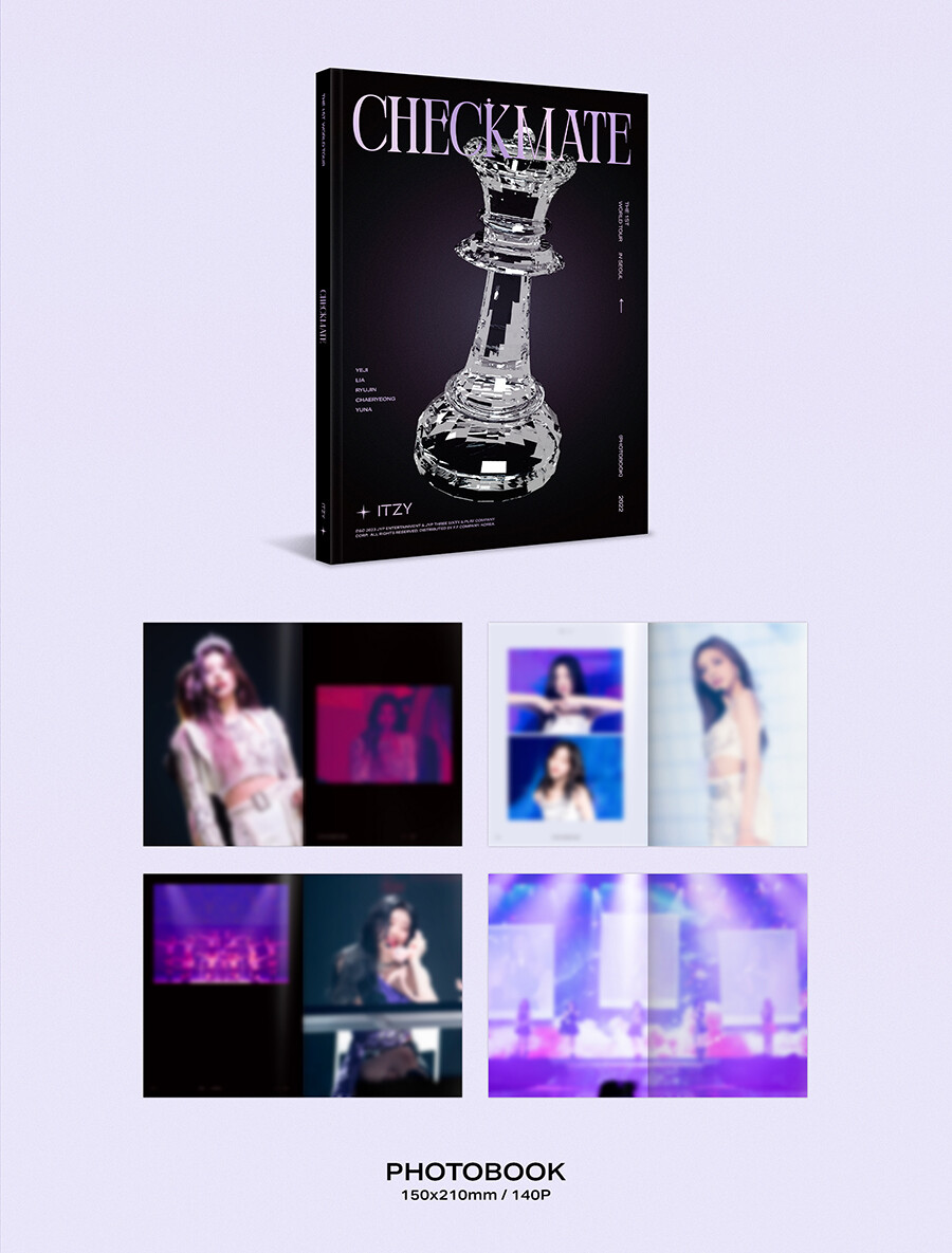 2022 ITZY THE 1ST WORLD TOUR (CHECKMATE) in SEOUL [DVD/BLU-RAY] with GIFT  SEALED