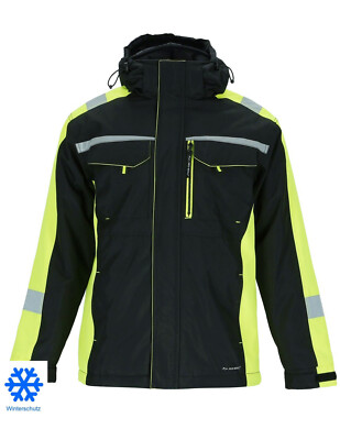 Winterjacke Warnschutzjacke Arbeitsjacke gefüttert Berufsjacke Herrenjacke S-4XL