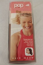 HAIRUWEAR Poner en Piezas Rebote Ondulado Clip-On Cola de Caballo Chocolate Cobre R6/30H