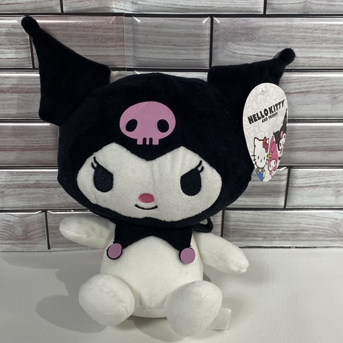 Sanrio KUROMI Original Skull Plush Doll Authentic Hello Kitty And Friends