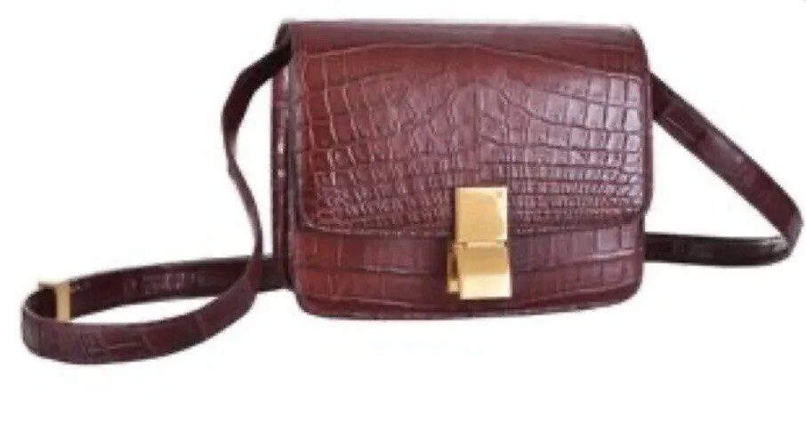 Authentic CELINE Classic BOX Small CROCODILE Skin… - image 2