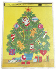 Whitman Trim A Tree Frame Puzzle Tray 14.5" x 11โ Vintage Made In USA @71