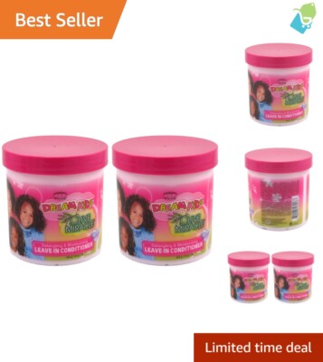Dream Kids Olive Miracle Leave-In Conditioner 15 oz - Pack of 2 for Healthy Hair