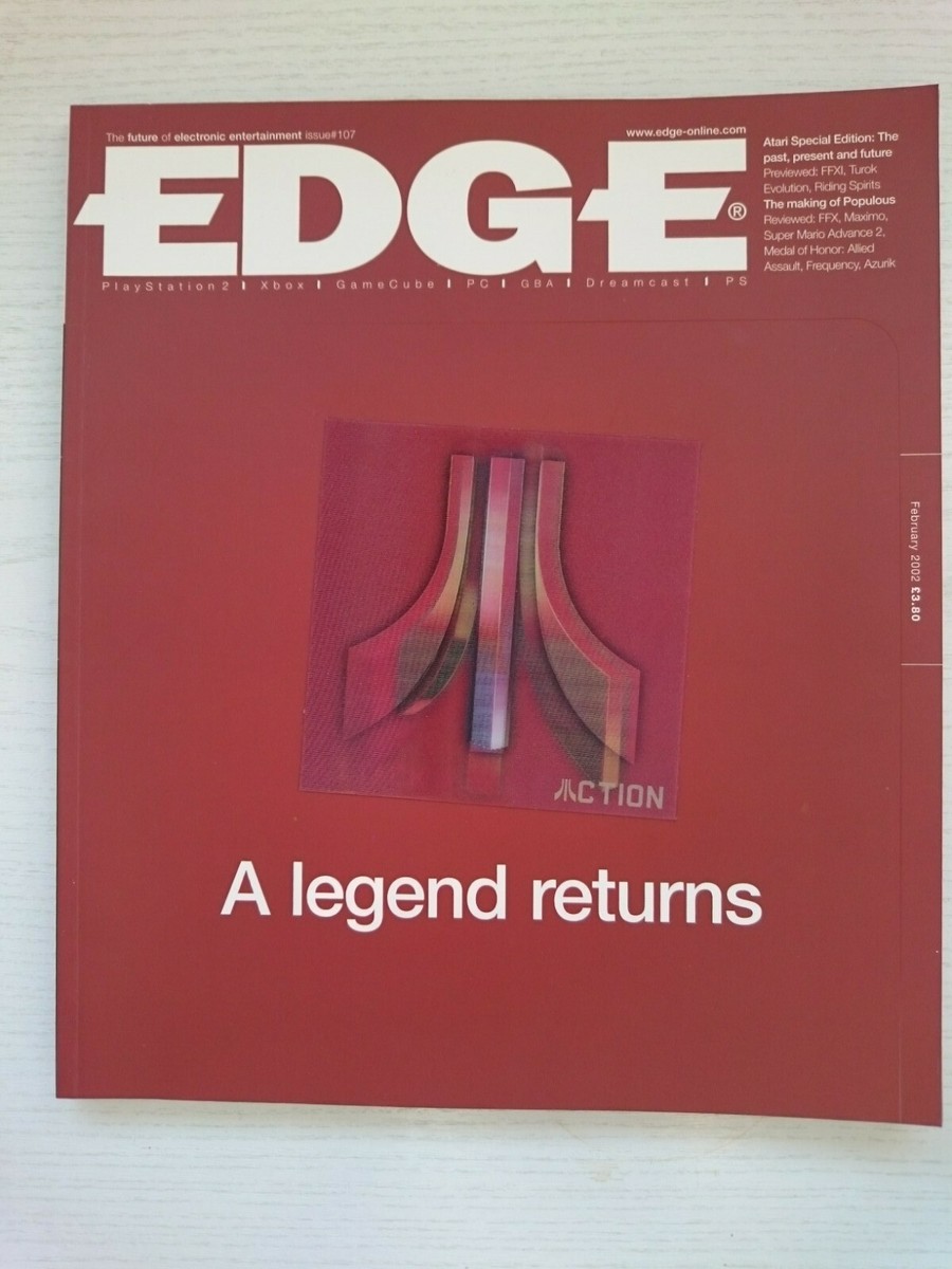 EDGE Magazine N°107 - Atari, FFXI, Super Mario Advance 2, Making-of Populous
