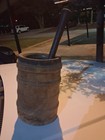 Antique Wooden Primitive Mortar  — photo 2