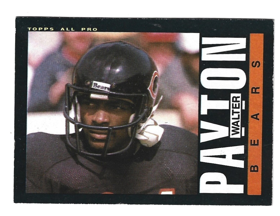 1985 TOPPS #33 WALTER PAYTON BEARS NM CENTERED L@@K