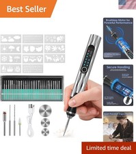 Electric Engraving Pen with 37 Bits, USB Rechargeable Cordless Engraving Machine
