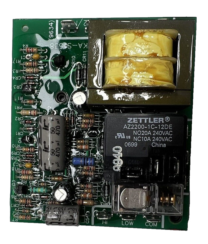TKA-S1538-(9634) Control Board, Zettler AZ2200-1C-12DE, BMS-MP240-011, Omron G2R