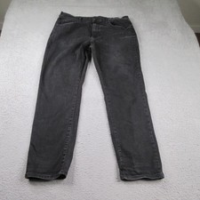 Lucky Brand 410 Jeans Mens 36x30 Black Athletic Slim Fit Denim