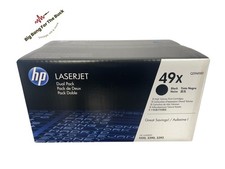 HP 49X Q5949X Schwarz Toner Doppelpack für LaserJet 1320 3390 3392 - neu & OVP
