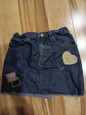 Baby Gap Toddler 4 Years Patchwork Denim Skirt