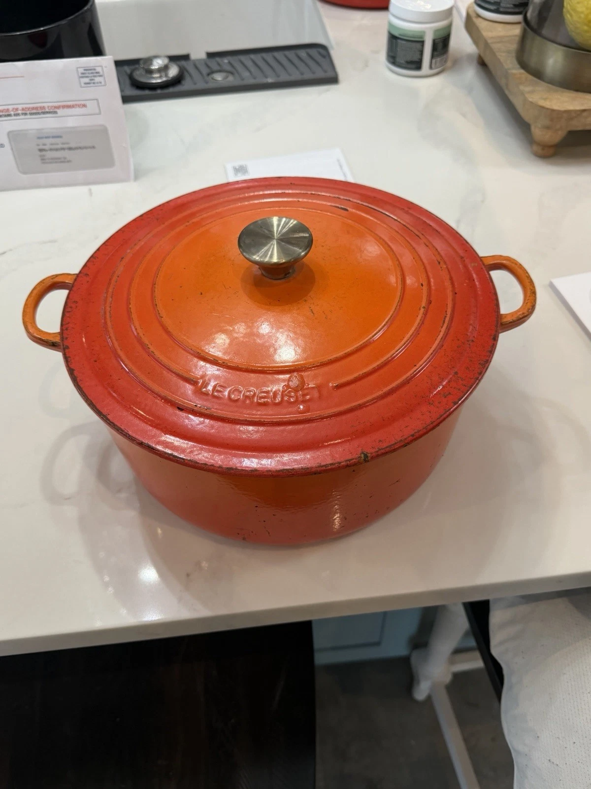 le creuset dutch oven 9 qt Flame