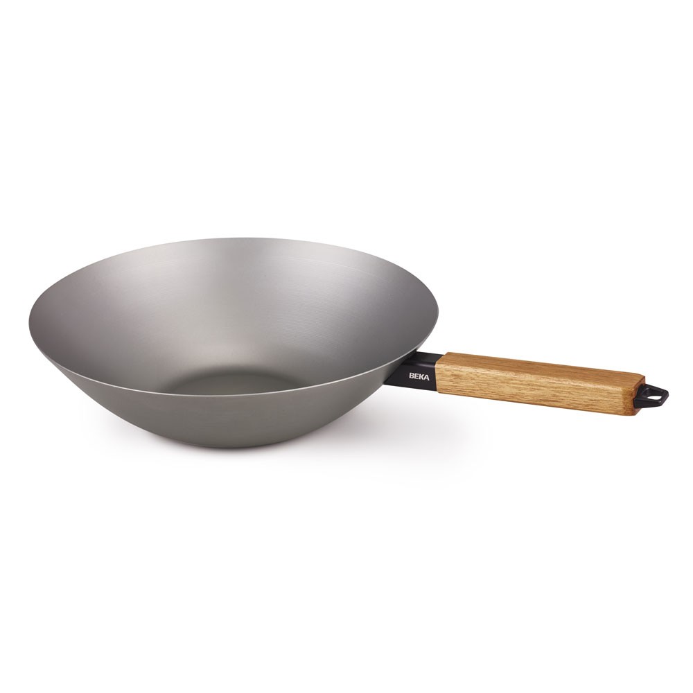 Poêle wok 20 cm Nomad BEKA en acier induction pour cuisine asiatique