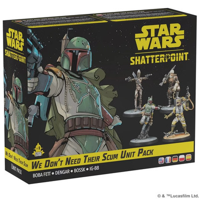 Star Wars Shatterpoint We Don't Need Their Scum Squad Pro Painted Commission