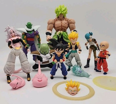 Actionfiguren Set Dragonball S.H. Figuarts Son Goku Krillin Bulma Piccolo etc.