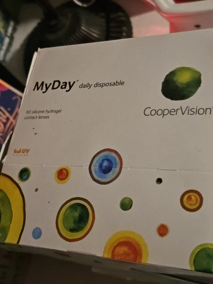 CooperVision MyDay Contact Lenses Case 90 BC 8.4 DIA 14.2 Exp 2032  | NEW BOX - Image 4 of 4