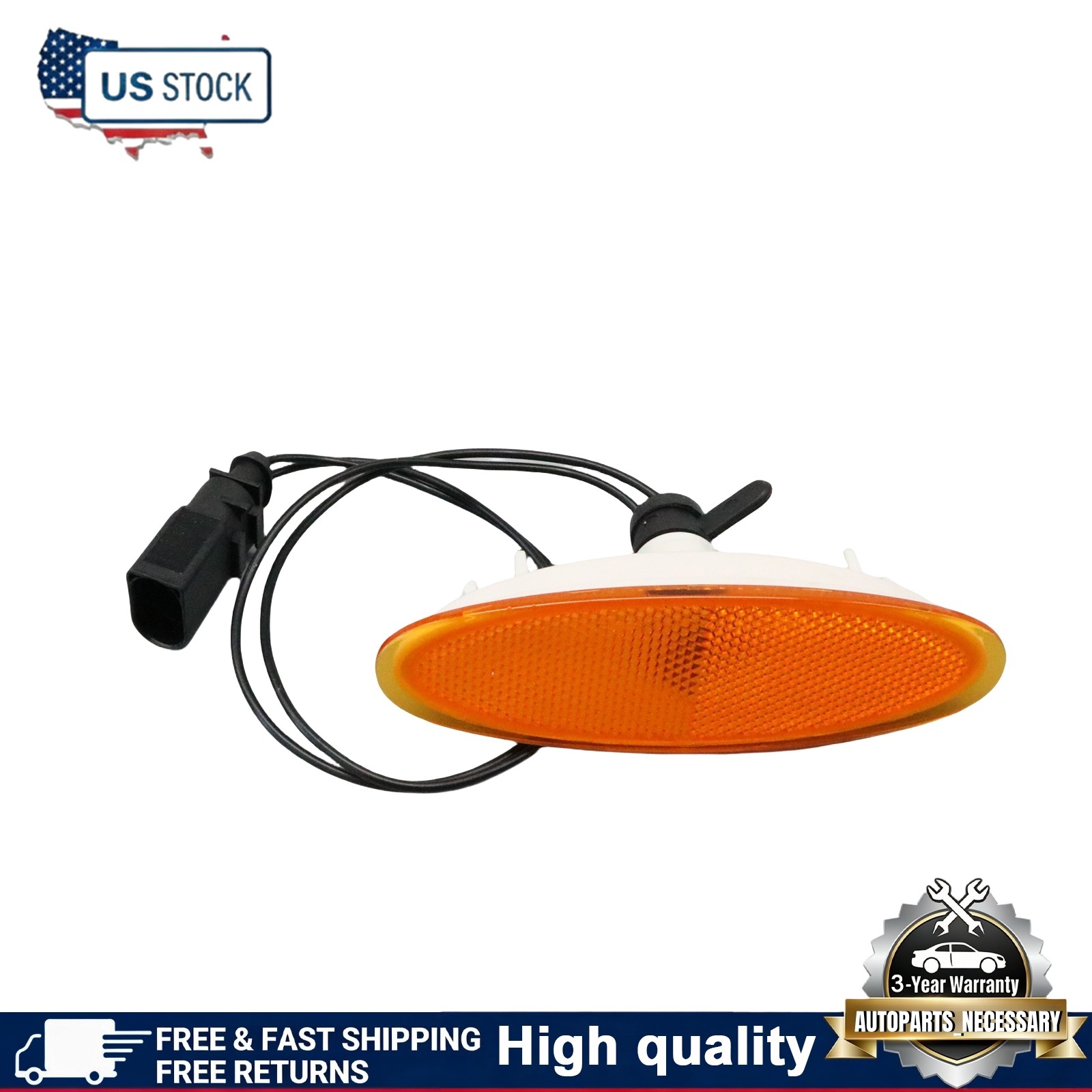 New Spur Front Bumper Marker Light For Bentley Gt Gtc Flying 3W0945071F USA