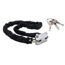 5/6.6 Feet Bike Chain Lock Heavy Duty Anti Theft Security Chain Lock w/ 3 Keys